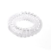 Simple Transparent Macaron Phone Cord Hair Rope sku image 9