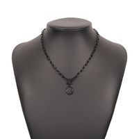 Einfache Geometrische Scheibenlegierung Halskette Großhandel sku image 2