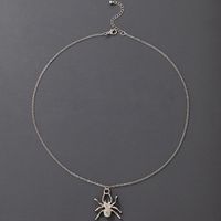 Korean Style Halloween Spider Pendant Necklace Wholesale Nihaojewelry main image 1