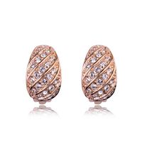 New Exquisite Full Diamond Ear Clip Fashion Ear Pin Korean Earrings Wholesale sku image 2