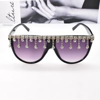 Fashion Diamond Tassel Polarized Sunglasses sku image 1