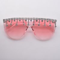 Fashion Diamond Tassel Polarized Sunglasses sku image 2