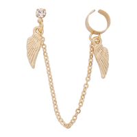 New Wing Exaggerated Retro High-end Earrings sku image 2