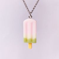 Simple Three-color Ice Cream Pendant Necklace sku image 7