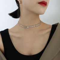 Irregular Sequins Clavicle Necklace Jewelry Multi-accessories Jewelry Sexy Clavicle Chain Hypoallergenic Wholesale Nihaojewelry sku image 1