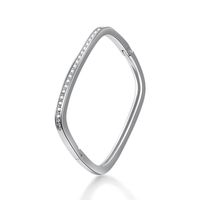 Bracelet En Alliage Diamant Carré Simple sku image 1