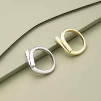 Simple Geometric Knot Ring Wholesale Nihaojewelry main image 2