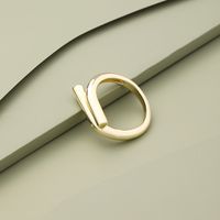 Simple Geometric Knot Ring Wholesale Nihaojewelry main image 4