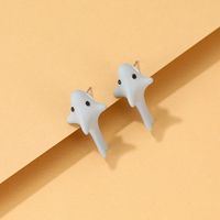 Cute Cartoon Animal Corgi Shark Stud Earrings Wholesale Nihaojewelry main image 6