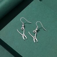 New Creative Kitchen Knife Saw Small Wrench Axe Earrings Wholesale Nihaojewelry main image 6