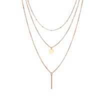 Neue Einfache Geometrische Mehrschichtige Halskette Großhandel Nihaojewelry main image 3