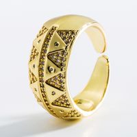 Creative Dollar Symbol Shape Copper Ring Wholesale Nihaojewelry main image 3