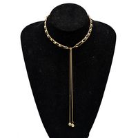 Collier De Couture De Boule De Gland Tressé Simple En Gros Nihaojewelry main image 3