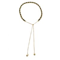Simple Braided Tassel Ball Stitching Necklace Wholesale Nihaojewelry main image 6