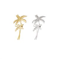 Titanium Steel Coconut Tree Brooch Wholesale Nihaojewelry main image 6