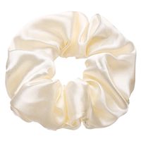Retro Silk Satin Large Solid Color Hair Scrunchies Wholesale Nihaojewelry main image 3