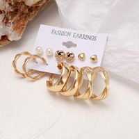 Fashion Geometric Plating Alloy Artificial Gemstones Earrings main image 3