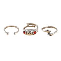 Retro Frog Garnet Ring Wholesale Nihaojewelry main image 6