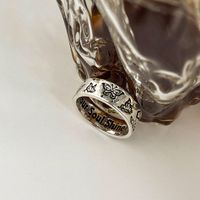 Vintage Engraving Butterfly Ring Wholesale Nihaojewelry main image 4