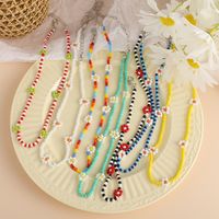 Bohemian Miyuki Beads Flower Color Daisy Necklace Wholesale Nihaojewelry main image 1