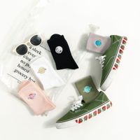 New Style Embroidery Planet Mid-tube Candy Color Socks Wholesale Nihaojewelry main image 4