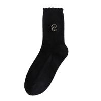 Simple Puppy Embroidery Solid Color Tube Socks Wholesale Nihaojewelry main image 6