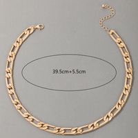 Simple Golden Geometric Necklace Wholesale Nihaojewelry main image 3