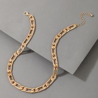 Simple Golden Geometric Necklace Wholesale Nihaojewelry main image 6