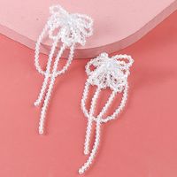 Korean Crystal Tassel Long Earrings Wholesale Nihaojewelry main image 3
