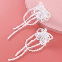 Korean Crystal Tassel Long Earrings Wholesale Nihaojewelry main image 5