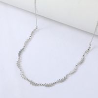 Fashion Stainless Steel Necklace Leaf Chain Necklace Wholesale Nihaojewelry main image 3