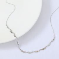 Fashion Stainless Steel Necklace Leaf Chain Necklace Wholesale Nihaojewelry main image 5