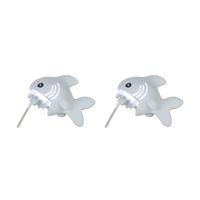 Cute Cartoon Animal Corgi Shark Stud Earrings Wholesale Nihaojewelry sku image 7