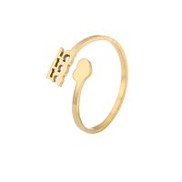 Simple Style Number Alloy Wholesale Open Ring sku image 6