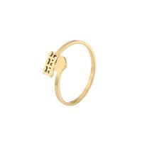 Simple Style Number Alloy Wholesale Open Ring sku image 7