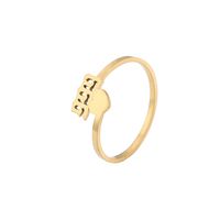 Simple Style Number Alloy Wholesale Open Ring sku image 10