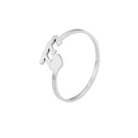 Simple Style Number Alloy Wholesale Open Ring main image 2