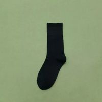 Koreanischer Einfarbiger Langer Schlauchbaumwollstapel Von Socken Großhandel Nihaojewelry sku image 1