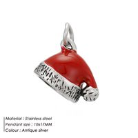 Retro Stainless Steel Christmas Series Pendent Wholesale Nihaojewelry sku image 5