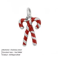 Retro Stainless Steel Christmas Series Pendent Wholesale Nihaojewelry sku image 7