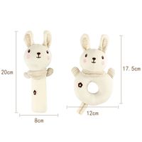Cartoon Animal Round Baby Soothing Hand Toy Wholesale Nihaojewelry main image 3