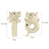 Cartoon Animal Round Baby Soothing Hand Toy Wholesale Nihaojewelry main image 4