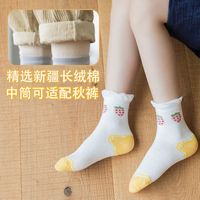 Children's Lace Fruit Color Combed Cotton Tube Socks 5 Pairs Wholesale Nihaojewelry main image 4
