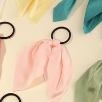 Pure Color Bows Hair Scrunchies Set Wholesale Nihaojewelry main image 5