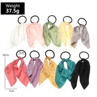 Pure Color Bows Hair Scrunchies Set Wholesale Nihaojewelry main image 6
