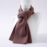 Korean Version Of Double-knit Woolen Warm Scarf Nhmn151749 sku image 19