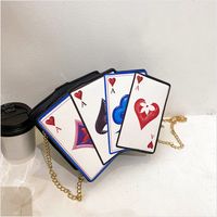 Fashion Poker Clashing Color Chain Messenger Bag Wholesale Nihaojewelry main image 5