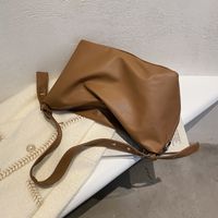 Simple Soft Leather Wide Strape Shoulder Bag Wholesale Nihaojewelry main image 1