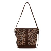 Casual Shoulder Messenger Leopard Print Bucket Bag Wholesale Nihaojewelry sku image 4
