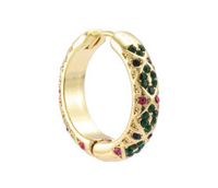 Wholesale Jewelry Fashion Geometric Alloy Artificial Gemstones Plating Earrings sku image 3